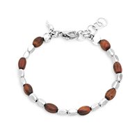 Bracciale Giovanni Raspini Uomo Seed in Argento Occhio di tigre 12407 - 12407